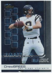 2002 Topps Finest Drew Brees Second Year