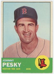 1963 Topps Johnny Pesky