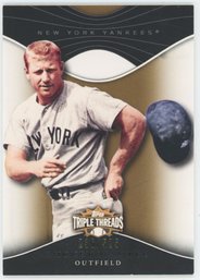 2009 Triple Threads Mickey Mantle #/525