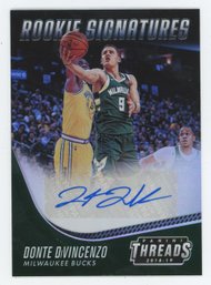 2018 Threads Donte Divincenzo Rookie Autograph