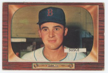 1955 Bowman #320 George Susce (Last Card In Set)