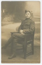 World War One WW1 RPPC Of Soldier