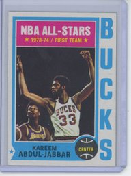 1974 Topps Kareem Abdul-Jabbar