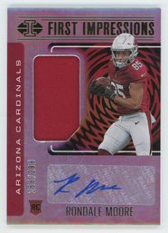 2021 Illusions Rondale Moore Rookie Patch Autograph #/299