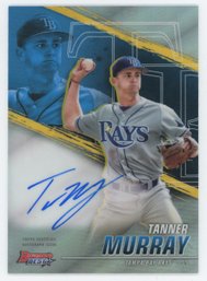 2021 Bowman's Best Tanner Murray On Card Autograph Refractor