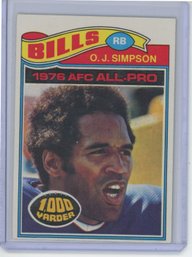 1977 Topps O.J. Simpson