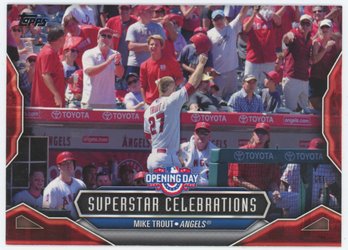 2016 Topps Opening Day Mike Trout Insert