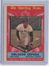 1959 Topps Orlando Cepeda All Star