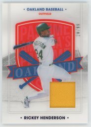 2021 Americas Pastime Rickey Henderson Game Used Relic #/99