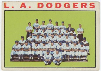 1964 Topps #531 LA Dodgers Team Card