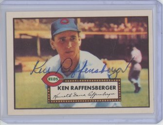 Ken Raffensberger Signed Card