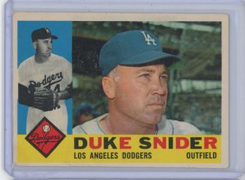 1960 Topps Duke Snider