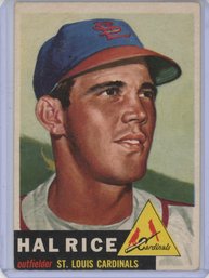 1953 Topps Hal Rice