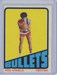 1972 Topps Wes Unseld