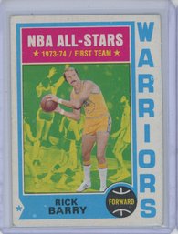 1974 Topps Rick Barry All Star