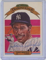 Dave Winfield Signed Card