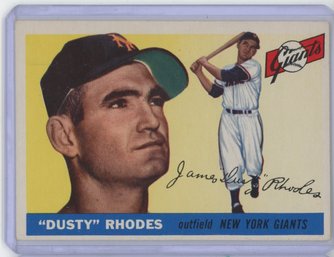 1955 Topps DUSTY RHODES Card #1