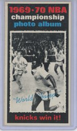 1970 Topps World Champs  Championship Photo Album