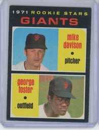 1971 Topps George Foster Rookie Stars - Giants