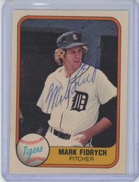Mark Fidrych Signed Card
