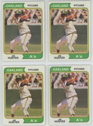 Lot Of 4 1974 Jim Hunter