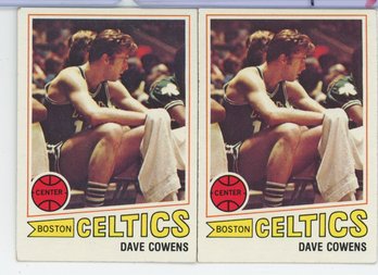 Lot Of 2 1977 Topps Dave Cowens