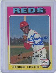 1975 Topps George Foster Signed