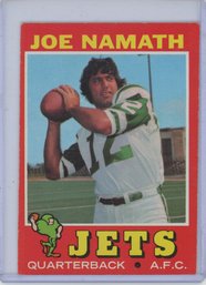 1971 Topps Joe Namath
