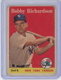 1958 Topps Bobby Richardson Rookie