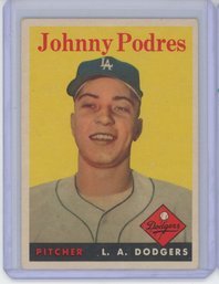 1958 Topps Johnny Podres