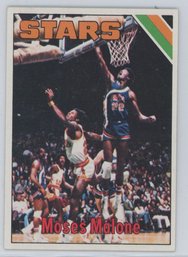 1975 Topps Moses Malone Rookie Card