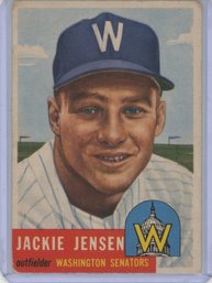 1953 Topps Jackie Jensen