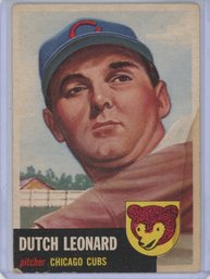 1953 Topps Dutch Leonard