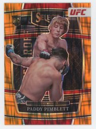 2022 Selct UFC Paddy 'The Baddy' Pimblett Orange Shimmer Rookie