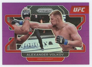 2022 Prizm UFC Alexander Volkov Purple #/149