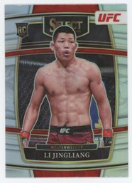 2022 Select UFC Li Jingliang Rookie Silver Prizm