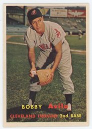 1957 Topps Bobby Avila EX