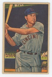 1952 Bowman #42 Johnny Wyrostek