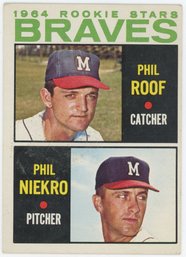 1964 Topps #541 Phil Niekro/ Phil Roof Rookie