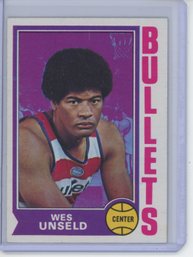 1974 Topps Wes Unseld