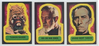 Lot Of (3) 1977 Topps Star Wars Stickers