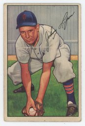 1952 Bowman #163 Johnny Lipon