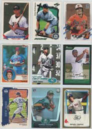 Lot Of (9) Baseball Rookie Cards W/ Miguel Cabrera And More