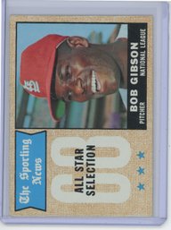 1968 Topps Bob Gibson All Star