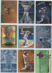 Lot Of (9) Baseball Insert/ Numbered Cards