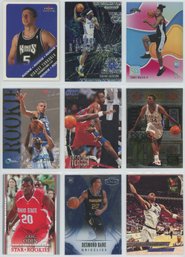 Lot Of (9) Basketball Rookie Cards W/ Allen Iverson And More!