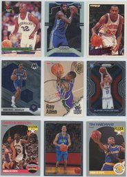 Lot Of (9) Basketball Rookie Cards W/ Ray Allen And More