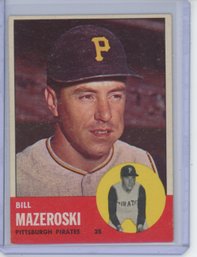 1963 Topps Bill Mazeroski