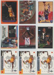 Lot Of (9) Shaquille O'neal Cards W/ Inserts