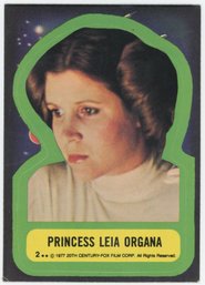 1977 Topps Star Wars Princess Leia Organa Sticker